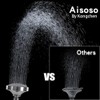 Aisoso Shower Head High Pressure Rain Fixed Showerhead 5-Setting with