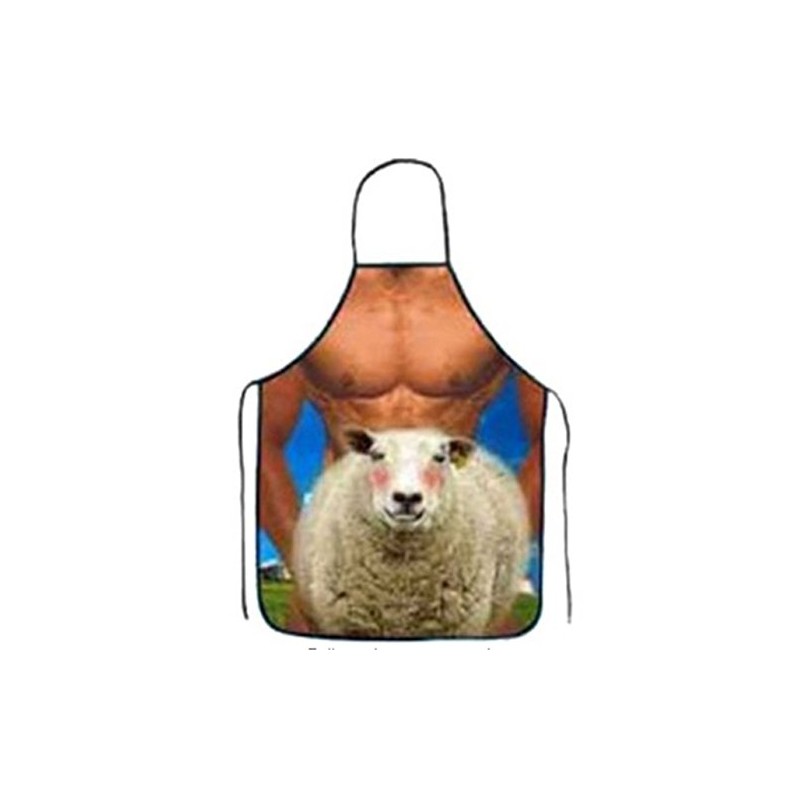 OYSRONG Funny Comics Cute Cartoon Kitchen Cooking Adult Apron (sheep)