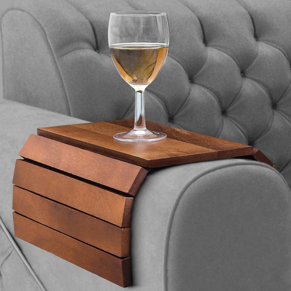 Besto Pack of 2 Foldable Sofa Arm Tray | Acacia