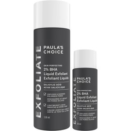 Paula's Choice Paula's Choice Skin Perfecting 2% BHA Liquid Salicylic Acid Exfoliant Duo, Gentle Exfoliator for Blackheads, Large Pores, Wrinkles & Fine Lines, Includes 1 Full Size Bottle & 1 Travel Size Bottle