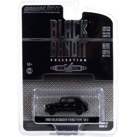 GREENLIGHT Green Light 1:64 Scale Black Bandit Series 27-1968 Volkswagen Sing (Type 181)