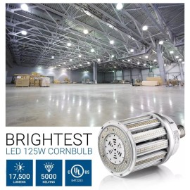 Hyperikon 125W LED Corn Bulb E39 Base 5000K