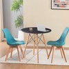 Round Kitchen Dining Table 32'' Modern Leisure Dining Room Table
