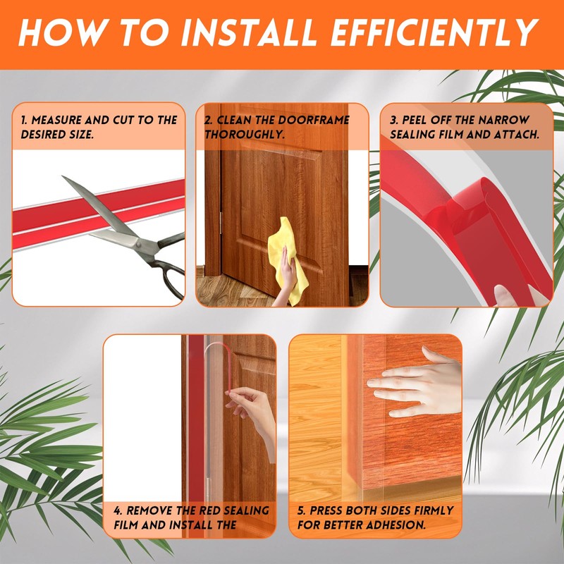 T-Shaped Weather Stripping Door Seal, Length 20FT Silicone Seal Strip