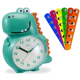 Atlanta Children's Dino Alarm Clock with Snap Bracelet - 2167 AB