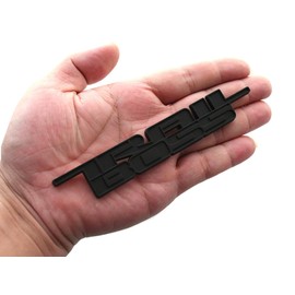 2019-2024 Trail Boss Emblem Car Badge 3D Nameplate Replacement for Silverado 1500 2500 HD (Matte Black)