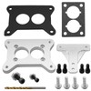 HQPASFY Carburetor Adapter Plate with Throttle Linkage Compatible with Jeep