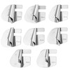 QWORK® Pack of 5 Sewing Machines Rolled Hem Presser Foot