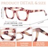 Hubeye 5 Pairs Oprah Style Square Reading Glasses for Women
