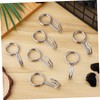 WHAMVOX 10pcs Stainless Steel Spiral Hooks Heavy Duty Organizer Hooks