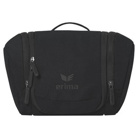 Erima Unisex Travel Line Grey Toiletry Bag (7232505) Black, 0, black, Toiletry bag
