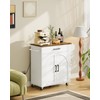 CHOEZON Kitchen Island, Kitchen Island Cart with Storage and Charging