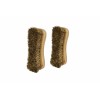 Naturolic All-Natural Wooden Scrub Brush Set | Palmyra Bristle Brush