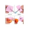 Toallas de limpieza para extensiones de pestañas 400 pzs color