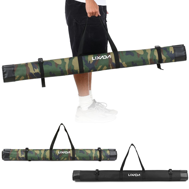 Lixada Fishing Rod Case Portable Soft Case Folding Pole Storage