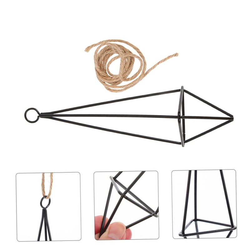 CAXUSD 2Pcs Iron Air Plant Holders Hanging Plant Shelves for
