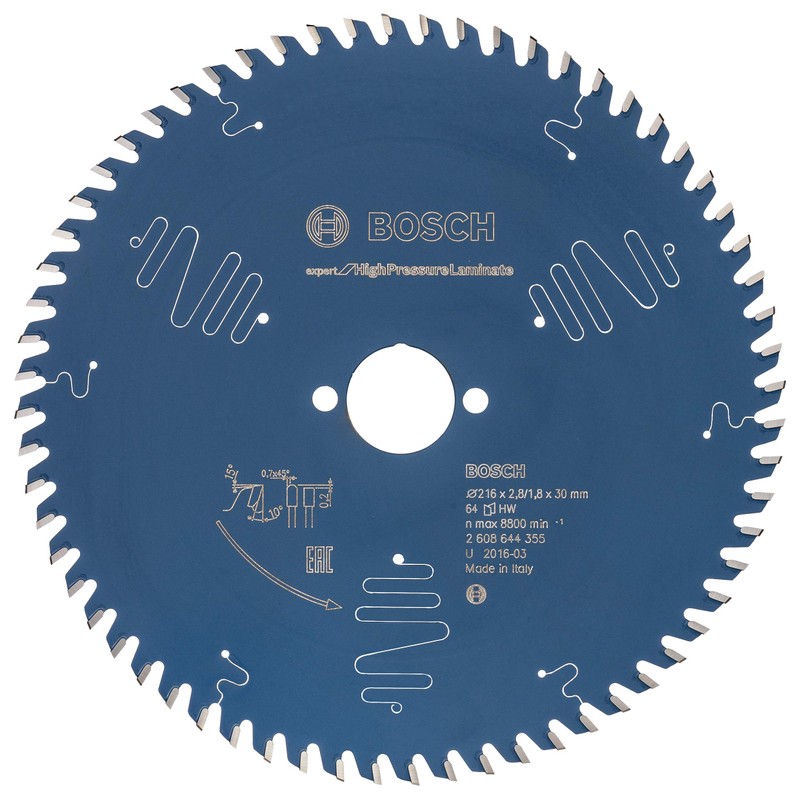 Bosch 0 W 0 V 2608644355 EX TR W 216x30