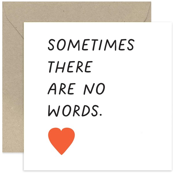 Old English Co. Sometimes There Are No Words Card -