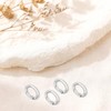 12 Pcs Oval Clasp Carabiner Necklace Clasp and Closures for