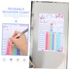 FUNOMOCYA Fridge Rewards Chart for Kids Chart Reusable Daily Routine