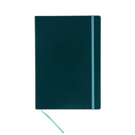 Fabriano Ispira Hard-Cover Notebook, 5.8" x 8.3", A5, Lined, Green