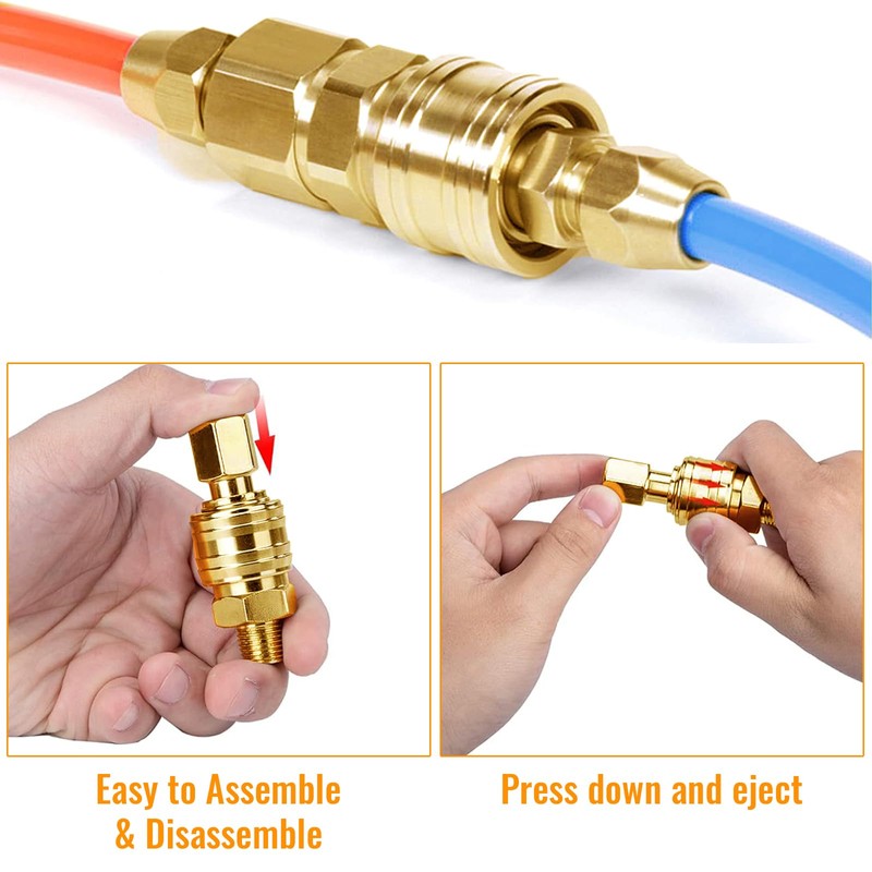 Benaton Pack of 10 Euro Compressed Air Coupling 1/4 Inch