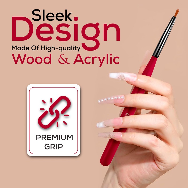 Glow 20 Nail Art Brush Set and Dotting Tool, Nail