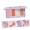 minkissy Face Highlighter Palette 1 Tray Creative Shimmer Makeup Pallet