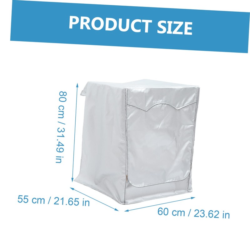 Operitacx Washing Machine Cover Full Protection for Washers Dryers Dustproof