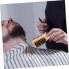 OHPHCALL Retro Boar Bristle Beard Brush for Men Dual-sided Mustache