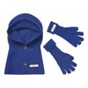 Alexis Leroy 2pcs Balaclava Hat & Glove Sets for Women,