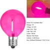 G40 Pink LED Replacement Light Bulbs 1W LED Filament Bulb