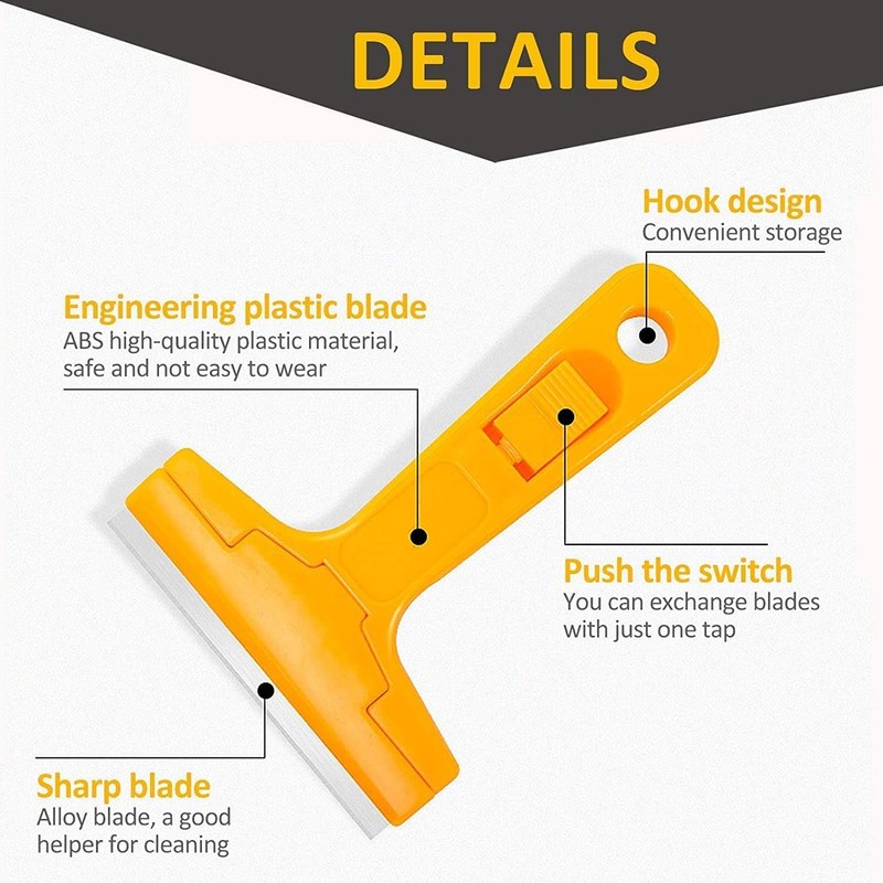 Ditran Razor Blade Scraper - 4" T Shape Scraper Tool