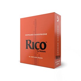Rico by D'Addario RIA1030 Soprano Sax Reeds, Strength 3.0, 10-pack