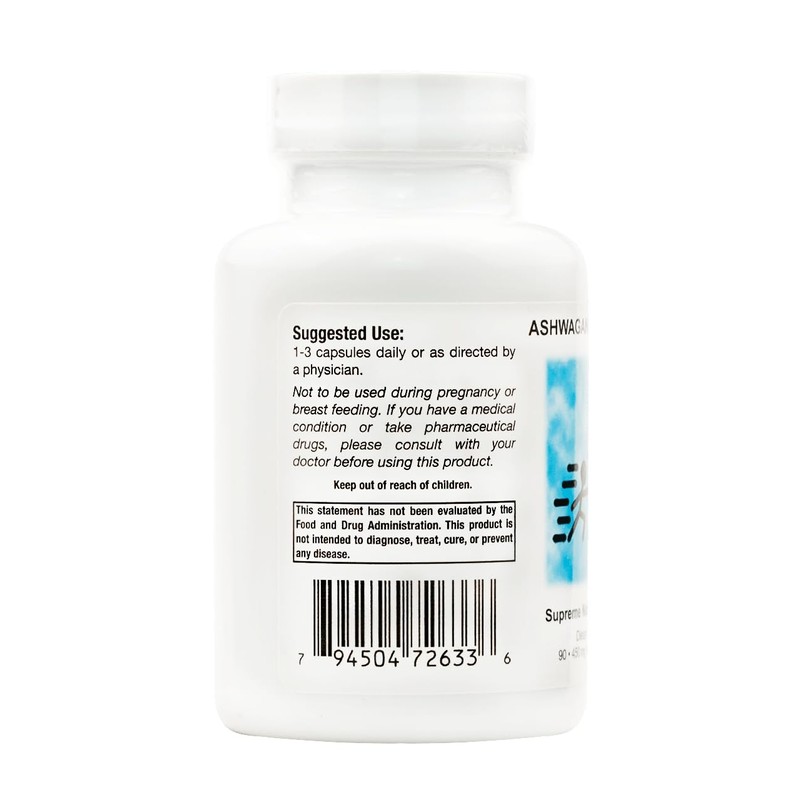 Supreme Nutrition Ashwagandha Supreme, 90 Pure Ashwagandha Vegetarian Capsules (Pack