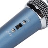 Wired Condenser Microphone 3.5mm with UShaped 3.5mm Audio Adapter for
