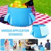 12 Pcs 15L Foldable Foot Soaking Tub Kit Portable Foot