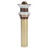Sink Drain NonOverflow AntiClog Bathroom Wash Basin Drainer Stopper Accessory