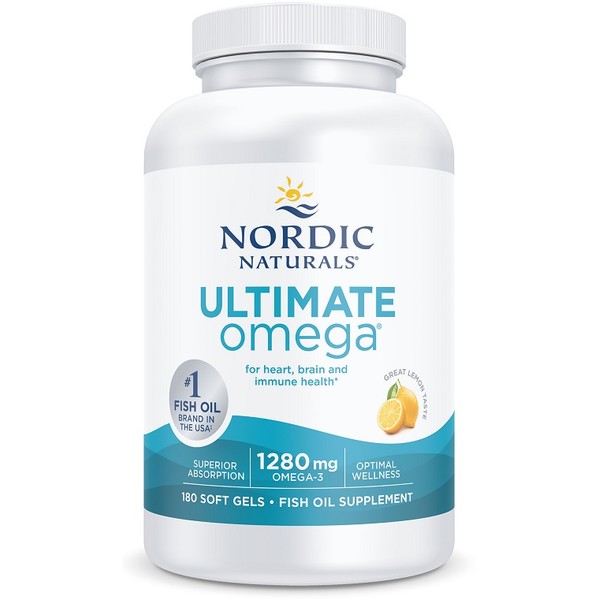 Nordic Naturals Ultimate Omega 1280mg SoftGels 180 - Lemon