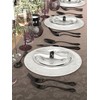 Beaded Edge 20-Piece Black Silverware Set, Mirror Polished Premium Stainless-Steel