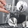 lomdung Small Funnel Set of 3 Small Kitchen Funnel with