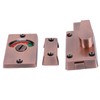Partition Door Lock with Handle Public Toilet Restroom Bolt Lock
