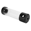 Computer Water Tank Cylindrical Transparent Sideout PC Cooling System 4‑Hole