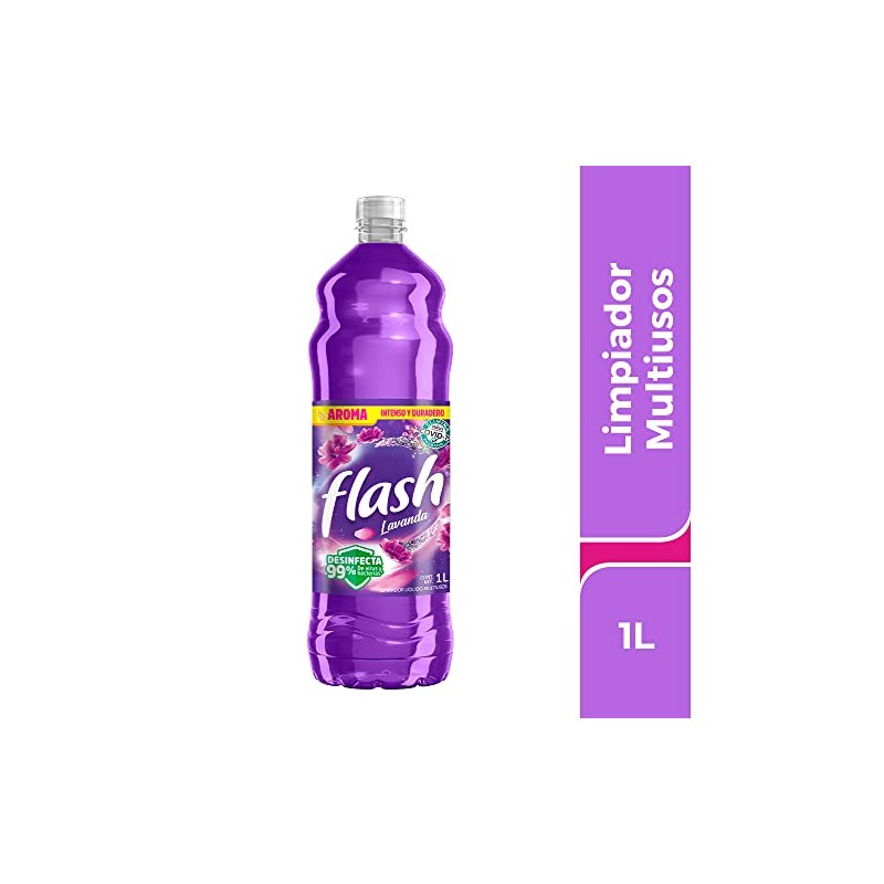 Flash Lavanda Elimina Olores Limpiador Multiusos 1L