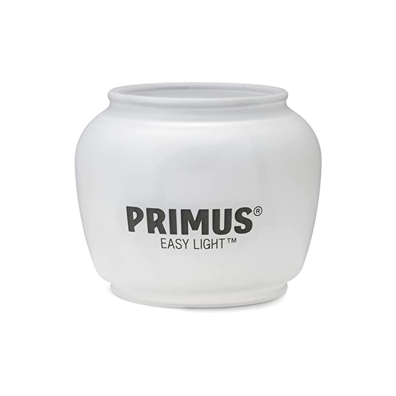 PRIMUS White Modern Glass Snow Globe