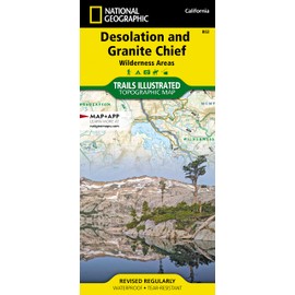 Desolation and Granite Chief Wilderness Areas Map (National Geographic Trails Illustrated Map, 802)