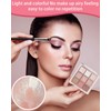 IPNSDON 1-teilige Lidschattenpalette in Schokoladenbraun, Lidschattenpalette, brauner Lidschatten, Make-up-Palette, Nude,