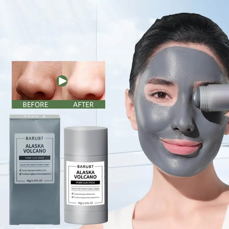 Mascarilla Facial Limpiadora En Barra De Barro Volcánico