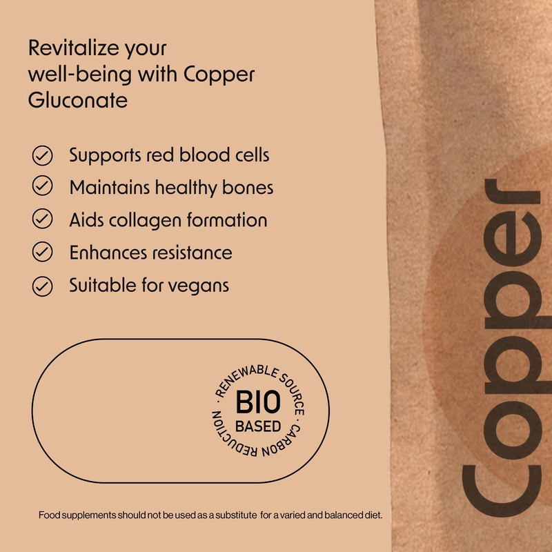 Fitness Health Copper 1MG 120 Tablets - Nutritional Supplement -