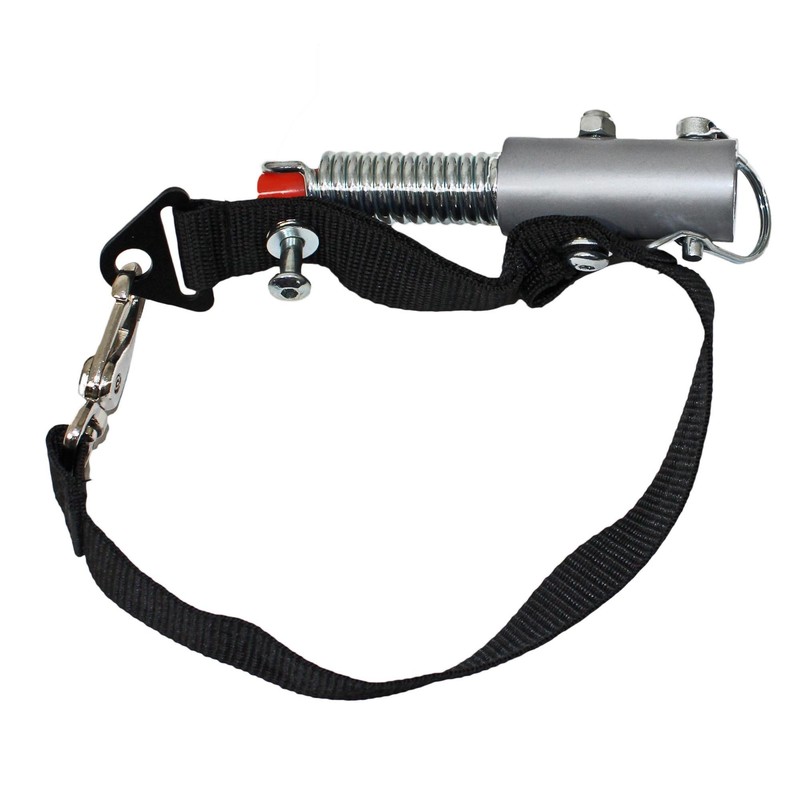 Universal coupling adapter with spring drawbar connection for children's trailers
